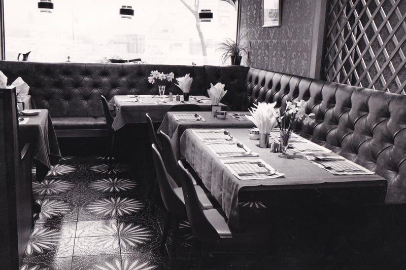 March 1980 and pictured is the inside of Zacks delicatessen restaurant on Street Lane.