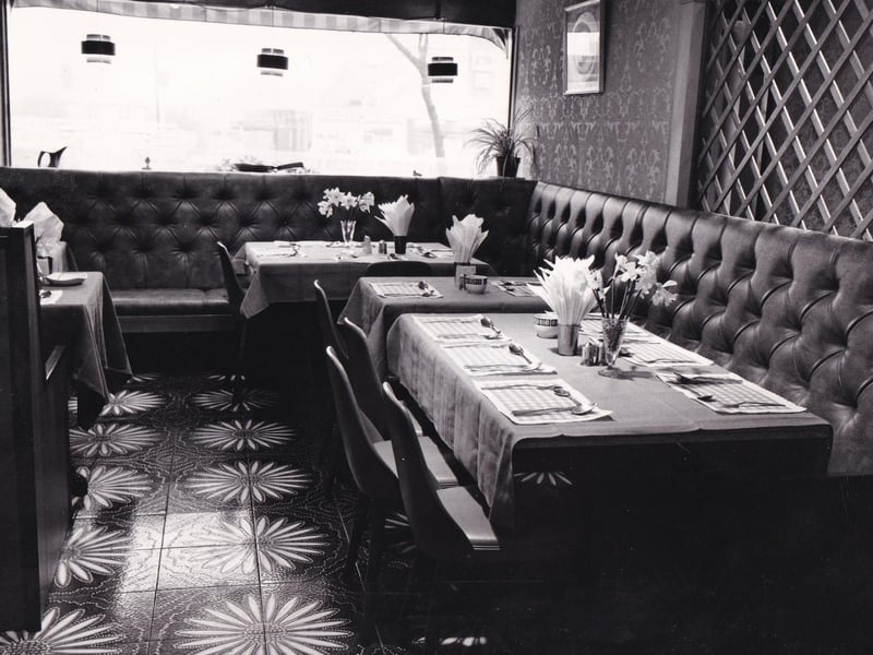 March 1980 and pictured is the inside of Zacks delicatessen restaurant on Street Lane.