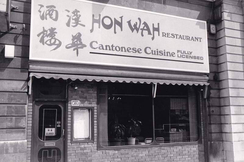 Do you remember the Hon Wah restaurant on The Headrow? Pictured in July 1986.