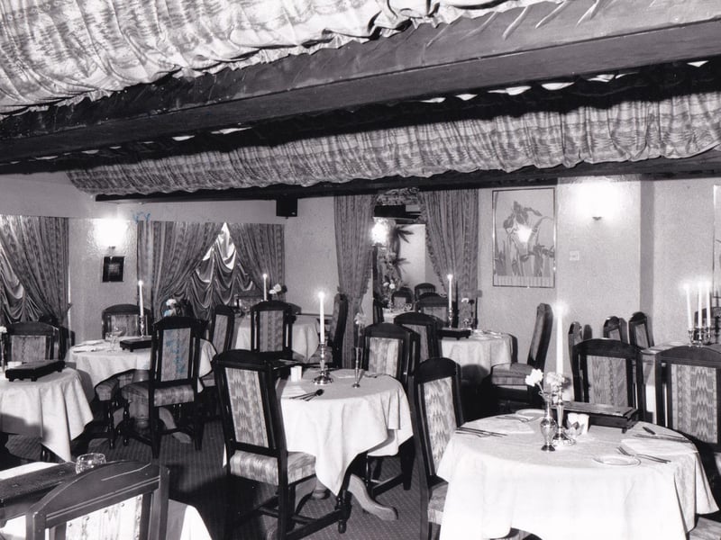 The Last Viceroy restaurant on New Road Side in Horsforth proved a popular draw for fans of Indian cuisine. Pictured in May 1989.