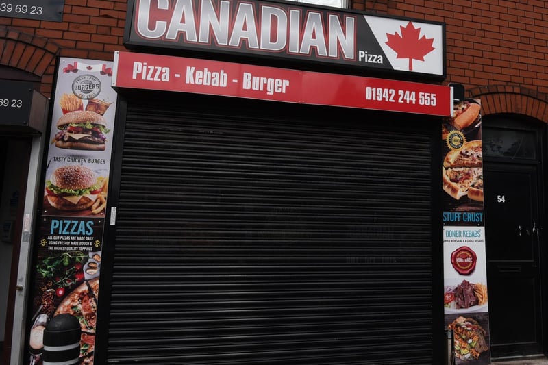 TWO STARS - Canadian Pizza, 54 Whelley, Wigan
