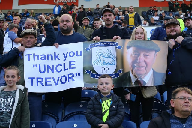 Preston North End pay tribute to Trevor Hemmings who died on Monday