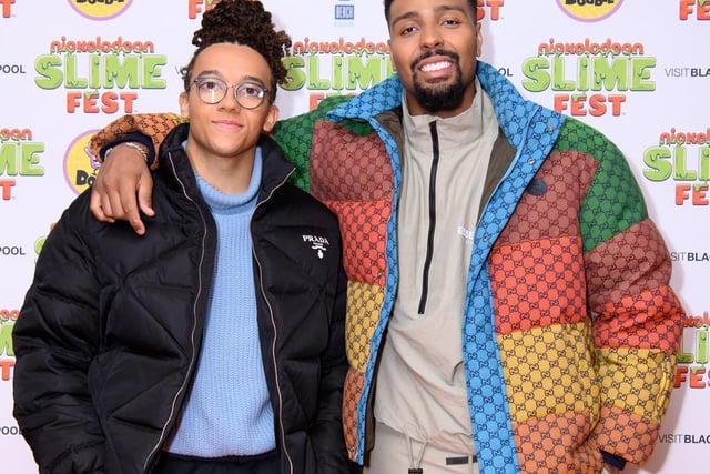 Perri Kiely and Jordan Banjo of Diversity hosted Slimefest at Blackpool Pleasure Beach Arena