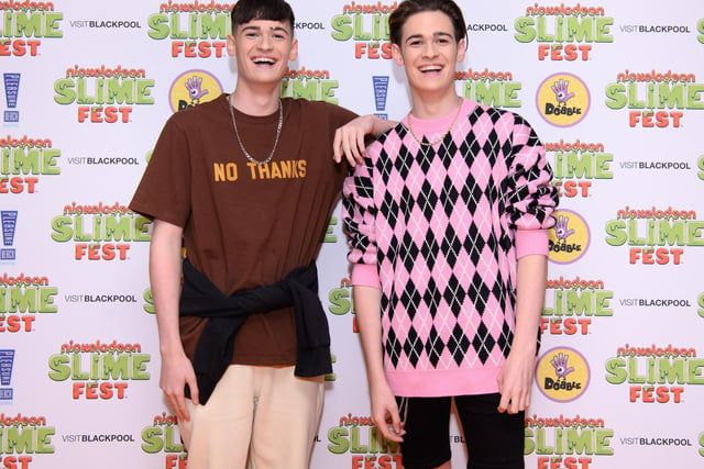 You Tube stars and co-hosts of Slimefest 2021 Max and Harvey made a visit to the resort with all their family.