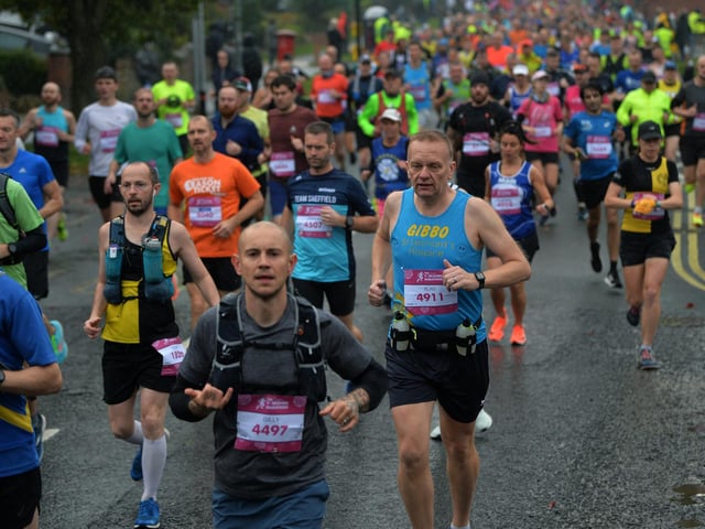 Runners on the course