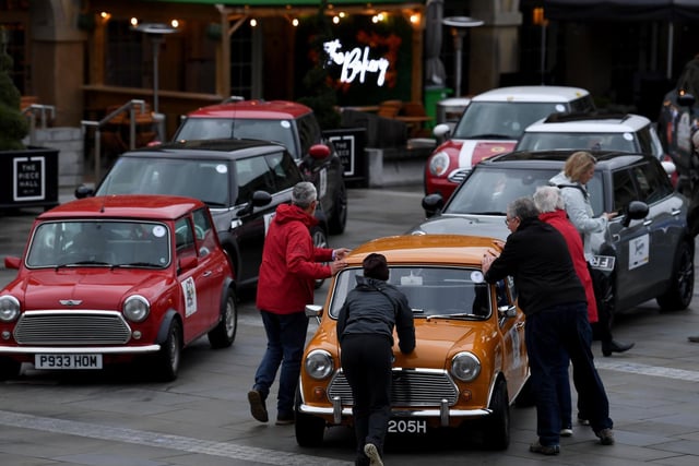 Mini enthusiasts gathered at The Piece Hall