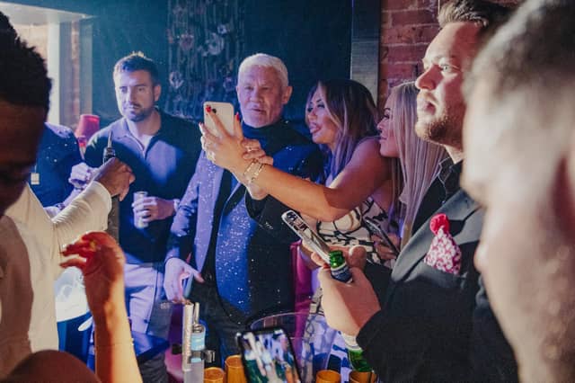 Wayne Linekar and Chloe Ferry are reunited