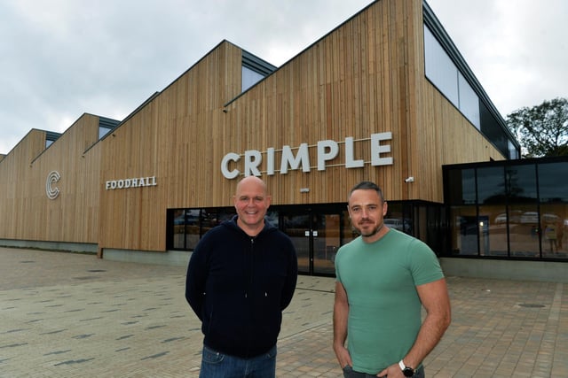 Graham Watson, left, with food hall manager Chris Lidgett.