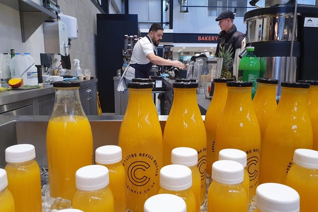 The revamp includes a 20,000 square foot food hall incorporating a 160 seat restaurant