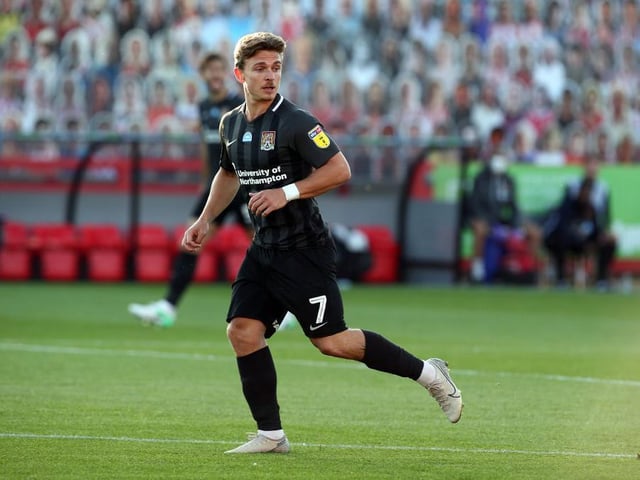 Often a source of division among fans, Sam Hoskins has come on leaps and bounds this season. Finished top scorer with 12 goals and his versatilitywas a major benefit, doing important jobs at wing-back, midfield and up front.