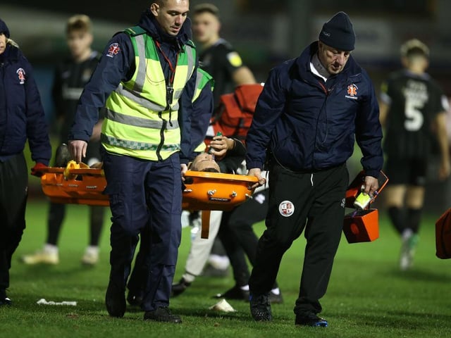 Miserable weather, heavy traffic, a flat tyre, arrived 20 minutes after kick-off, lost 4-0 and two serious injuries. Worst. Boxing Day. Ever. Glad not to be heading back to Crawley Town any time soon.