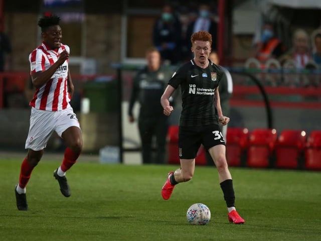 Charlie Goode's commanding display against Derby in the FA Cup is just squeezed out by 90 stunning minutes from Callum Morton at Cheltenham. Two crucial goals capped a tireless, relentless, all-action performance at Whaddon Road.