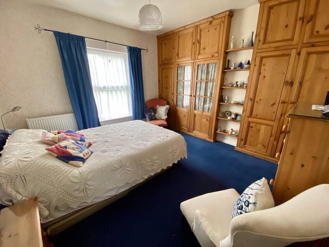 There are three bedrooms although the current office could be a fourth.