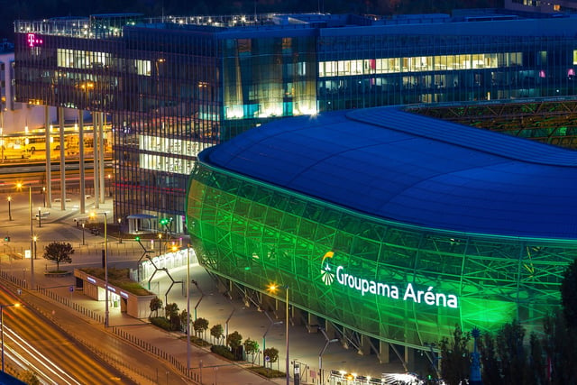 The Groupama Arena in Budapest. Copyright: Lagardere Sports Hungary