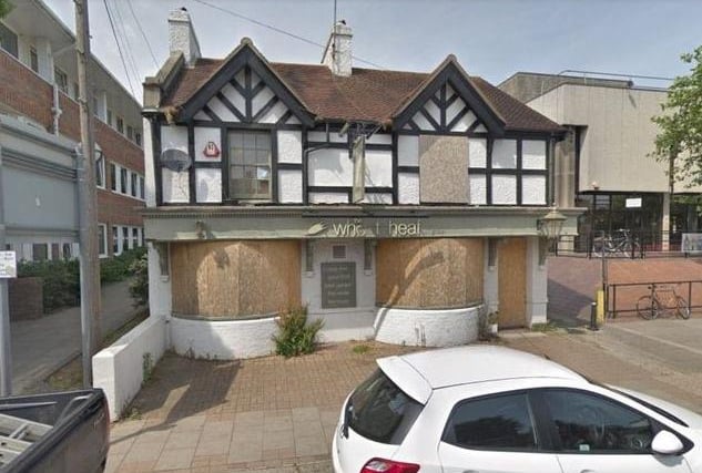 he future of the boaded-up Wheatsheaf remains unclear although planning applications for flats have been submitted