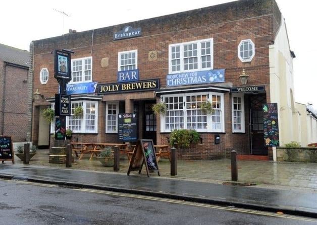 Time was called on the Jolly Brewers, in Clifton Road, Worthing, in 2014