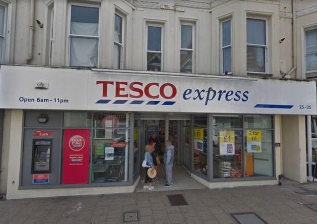 Another Tesco store occupies the site that was once home to Yates's Wine Lodge, in Chapel Road, Worthing