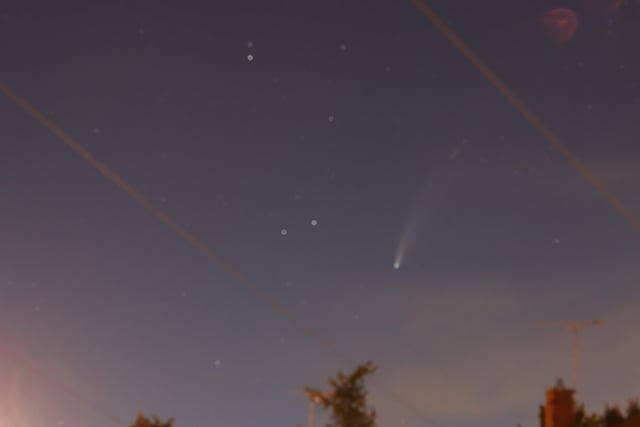 Dawn Denyer took this photo of the comet in Horsham