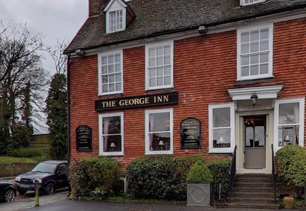 The George Inn at Robertsbridge High Street is a traditional pub serviing 'great food and excellent local beers' SUS-200724-093744001