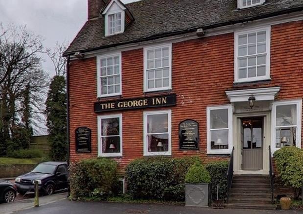 The George Inn at Robertsbridge High Street is a traditional pub serviing 'great food and excellent local beers' SUS-200724-093744001