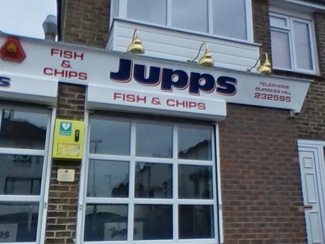 Jupps, at West Street, Burgess Hill, has been praised for its 'excellent fish and chips, well cooked to order' and its 'generous portions' SUS-200724-093847001