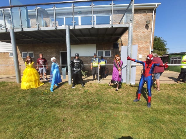 The community was keen to get involved in the tour.