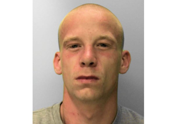 Reece Ripley, 20, of Glovers Lane in Bexhill, was jailed for 18 months for his part of an assault in Bexhill on May 31, 2020. Along with Cameron Skilton, mentioned in this gallery, and an unnamed 15-year-old boy, Ripley passed a pedestrian in a yellow Audi three times, before stopping and assaulting him. The trio stole the victim's headphones and £250 cash. They were stopped less than an hour later in St Leonards and arrested. Ripley, unemployed, pleaded guilty to assault and jailed on August 6. SUS-200109-142504001