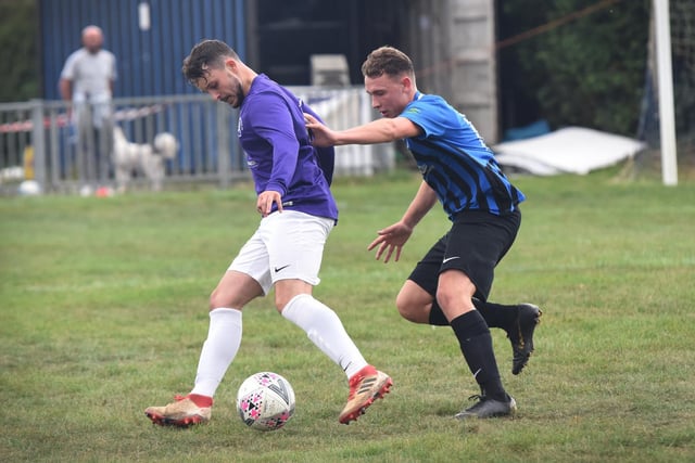 Action from Hollington United v Sporting Lindfield