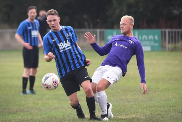 Action from Hollington United v Sporting Lindfield