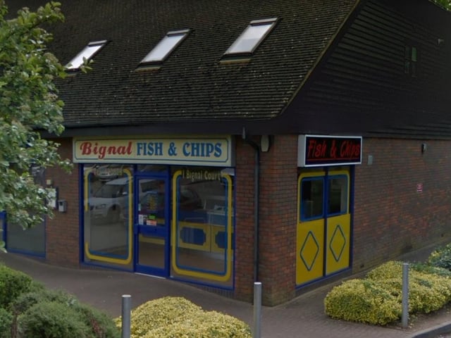 Ranking number one is Bignal Fish and Chips in Kettering. It received 4.8 stars out of five from 30 reviews. One reviewer, in June, said: “The food is excellent. Always fresh and tasty. People are fantastic. Always a smile and a cheery chat.”