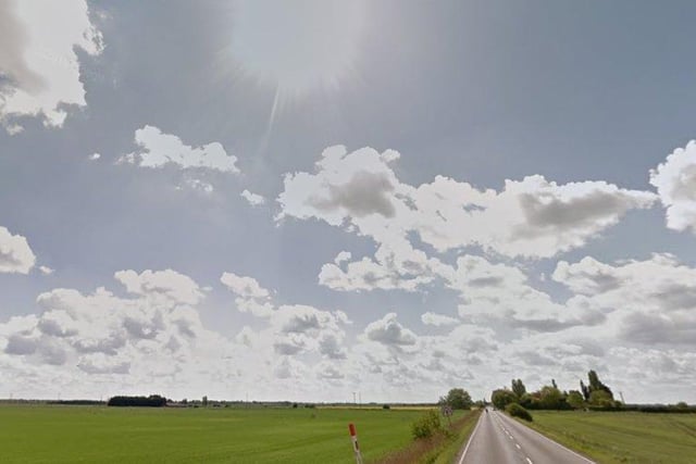 Peterborough Road, Crowland. Works are expected to take place from Monday, November 23 for five days. Photo: Google