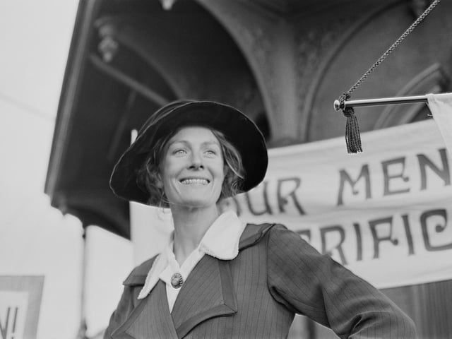 Many of the extras were local people, with a great many students from the University of Sussex. The film's locations included the West Pier, Ditchling Beacon, Sheepcote Valley, Old Bayham Abbey, near Frant, Brighton station and Ovingdean. Pictured: Actress Vanessa Redgrave