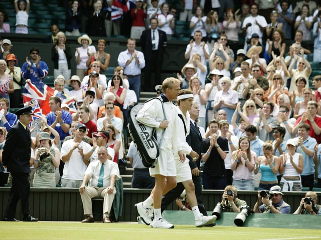 This romantic comedy starring Paul Bettany and Kirsten Dunst had its beach scenes filmed along Brighton seafront. Picture: Actor Paul Bettany walks out on to Centre Court during filming.