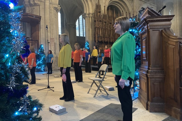 Christmas Magic at Peterborough Cathedral.