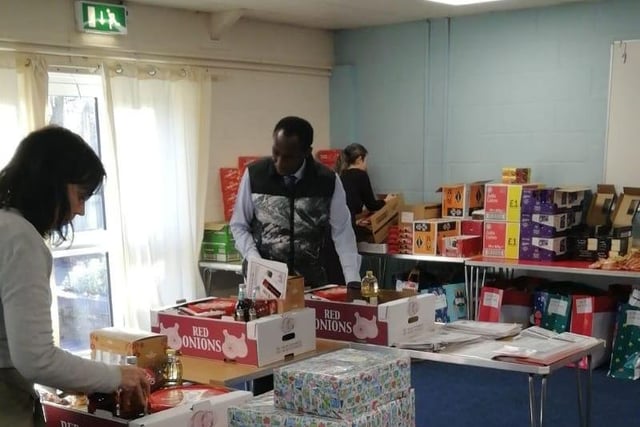 Family Voice Peterborough has been delivering Christmas hampers