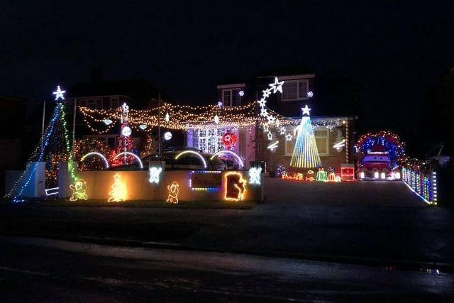 Paul and Helen Cruickshanks decorated their home to raise money for Team Macy