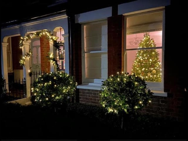 The Woodhouse Family shared this photo of their festive display