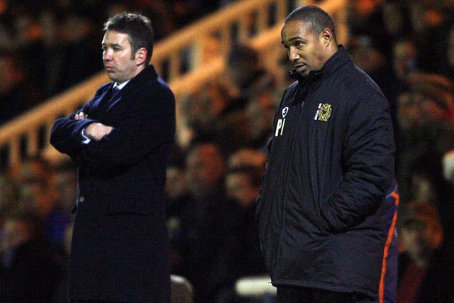 December 2007: Posh 1, MK Dons 2: The teams were battling away at the top of League Two when MK arrived at London Road to pinch a vital win through goals from Kevin Gallen and Keith Andrews. Aaron Mclean's Posh reply arrived too late to affect the final result.  Rival managers Darren Ferguson (left) and Paul Ince are pictured.