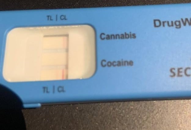 The driver failed a roadside drug wipe showing positive for cocaine.
Arrested and taken to custody