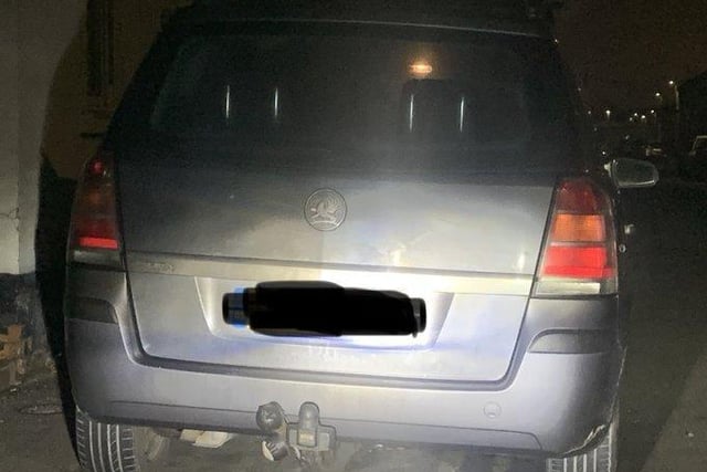 Vehicle stopped as a four-year-old child stood on the rear seat while being driven