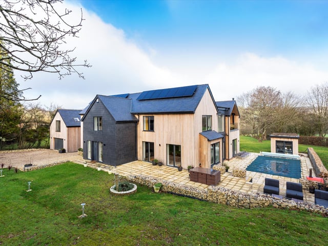 Thurlstone has been comprehensively remodelled and refurbished with large open plan family areas, positioned to capture the views over the countryside. Price: £2,650,000.