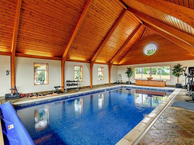 Dating from the 1930s, with later additions, Mill Hill has been designed to take full advantage of its spectacular position. Price: £2,400,000.