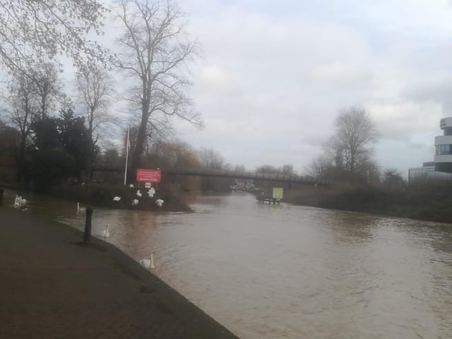 River levels are rising across Northampton