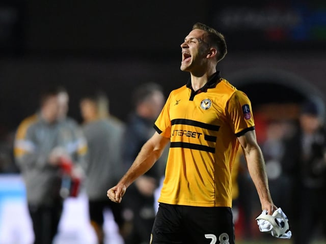 Started at Worthing and had spells at Bognor and Eastbourne Borough now plays  at League Two Newport County