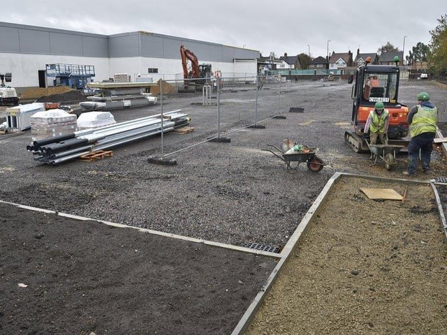 The new Lidl has been built on the site of the old British Sugar offices, which were demolished last year
