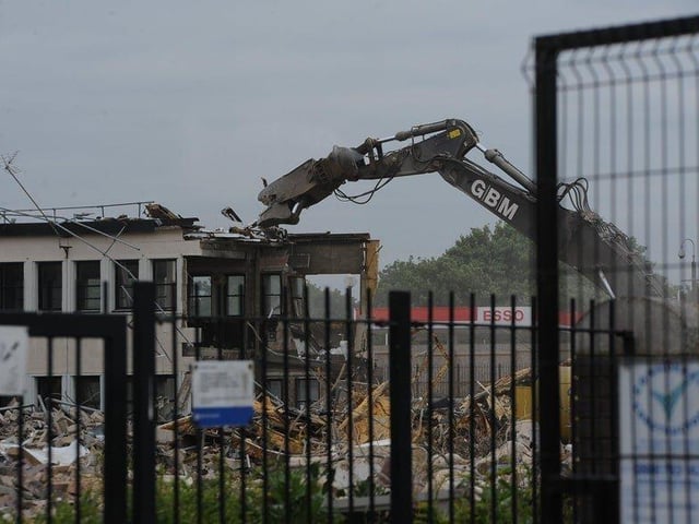 The new Lidl has been built on the site of the old British Sugar offices, which were demolished last year
