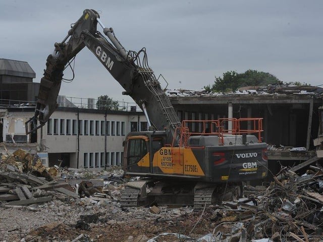 The new Lidl has been built on the site of the old British Sugar offices, which were demolished last year