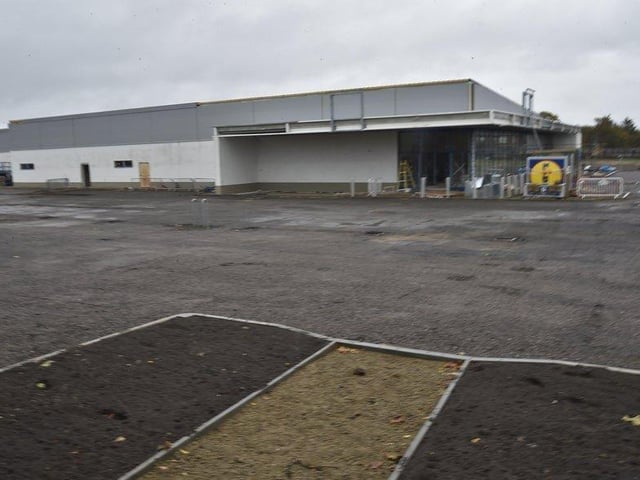 The new Lidl has been built on the site of the old British Sugar offices, which were demolished last year
