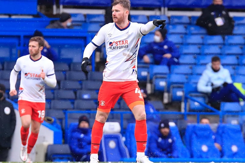 At least showed a bit of bite in the midfield for Luton, trying to make an impression on his Stoke opponents as he got stuck in, but it was a thankless task.