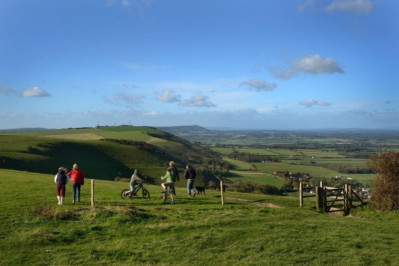 An historic beauty spot on the South Downs Way, named after the huge dry valley that carves its way through ridges of rolling chalk grassland. Picture: SDNP